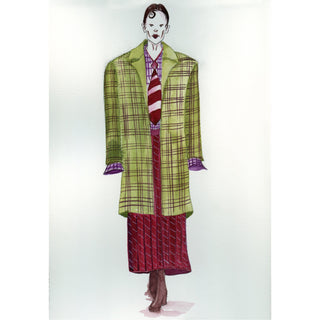 Thom Browne Fall 2025- Look 11 (Original Artwork)